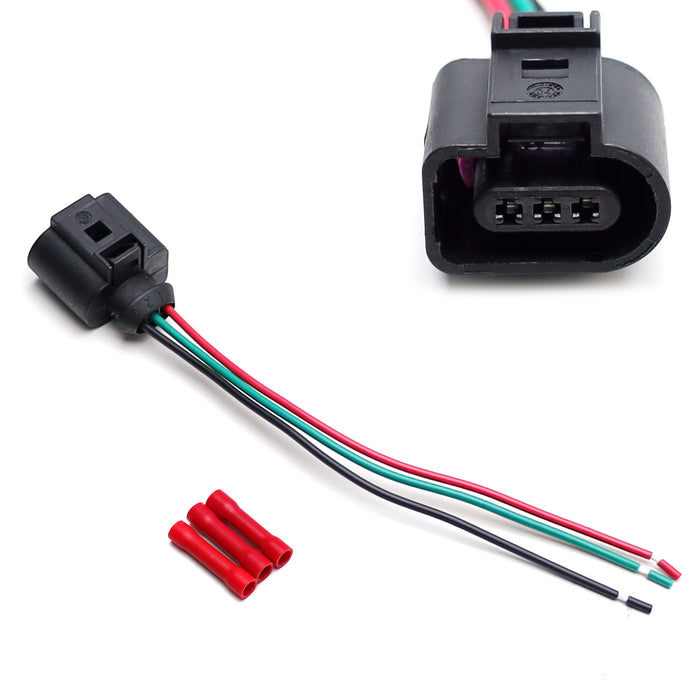 5" 3-Pin Sensor or Light Product Female Connector Pigtail For Audi Volkswagen VW