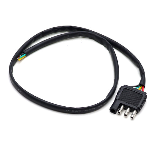 40" Extra Long 4-Way Flat Trailer End Adapter Connector Wire For Tow Lights