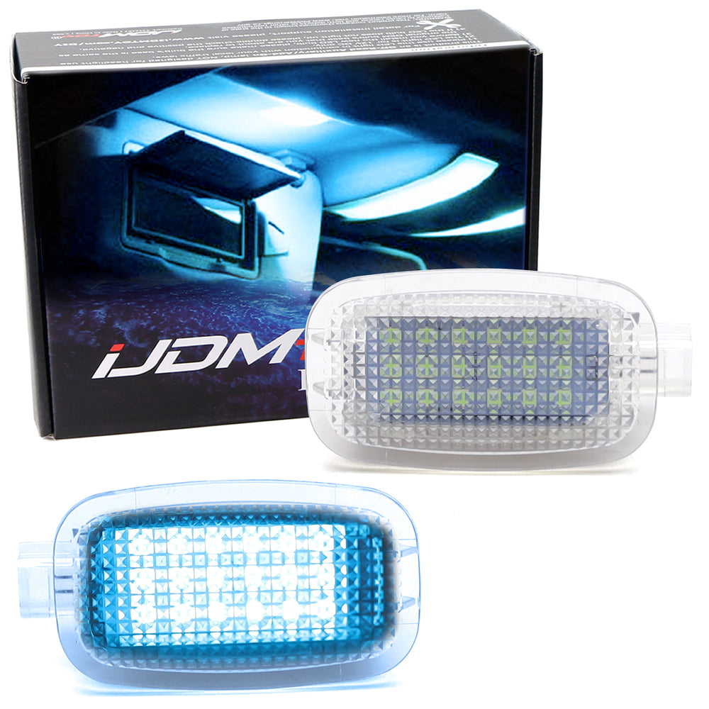 Aqua Ice Blue Full LED Lamps For Mercedes Side Door/Foot Area/Vanity/Trunk Light