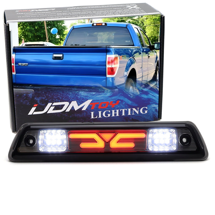 Black-Out Lens C-Wing Full LED High Mount 3rd Brake Light For Ford 2009-14 F150