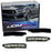 Smoke Lens All White LED Front & Rear Side Marker Light Kit For Ford 24+ Mustang