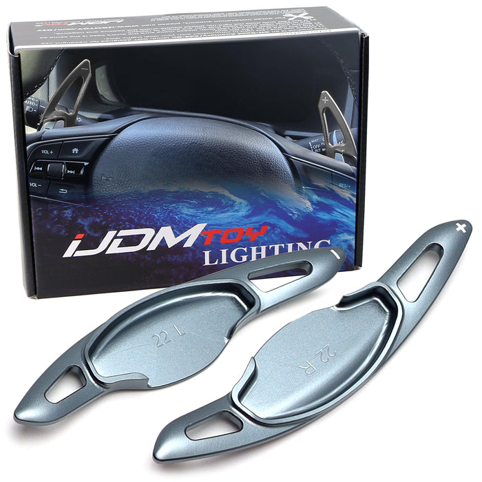 GunMetal Steering Wheel Paddle Shifter Kit For 22+ Civic, 23+ Accord CRV Integra