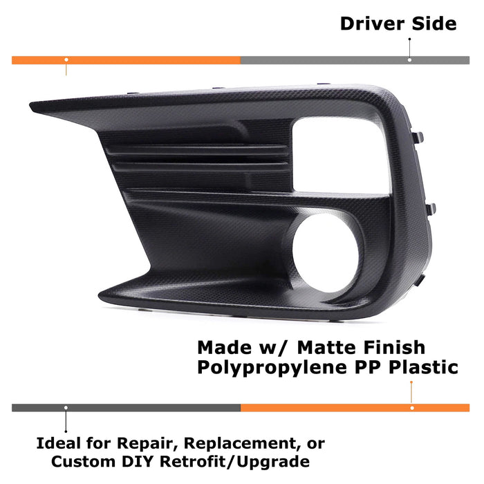 One Piece LH Driver Side OE-Spec Fog Lamp Bezel Cover For Subaru 2018-2021 WRX