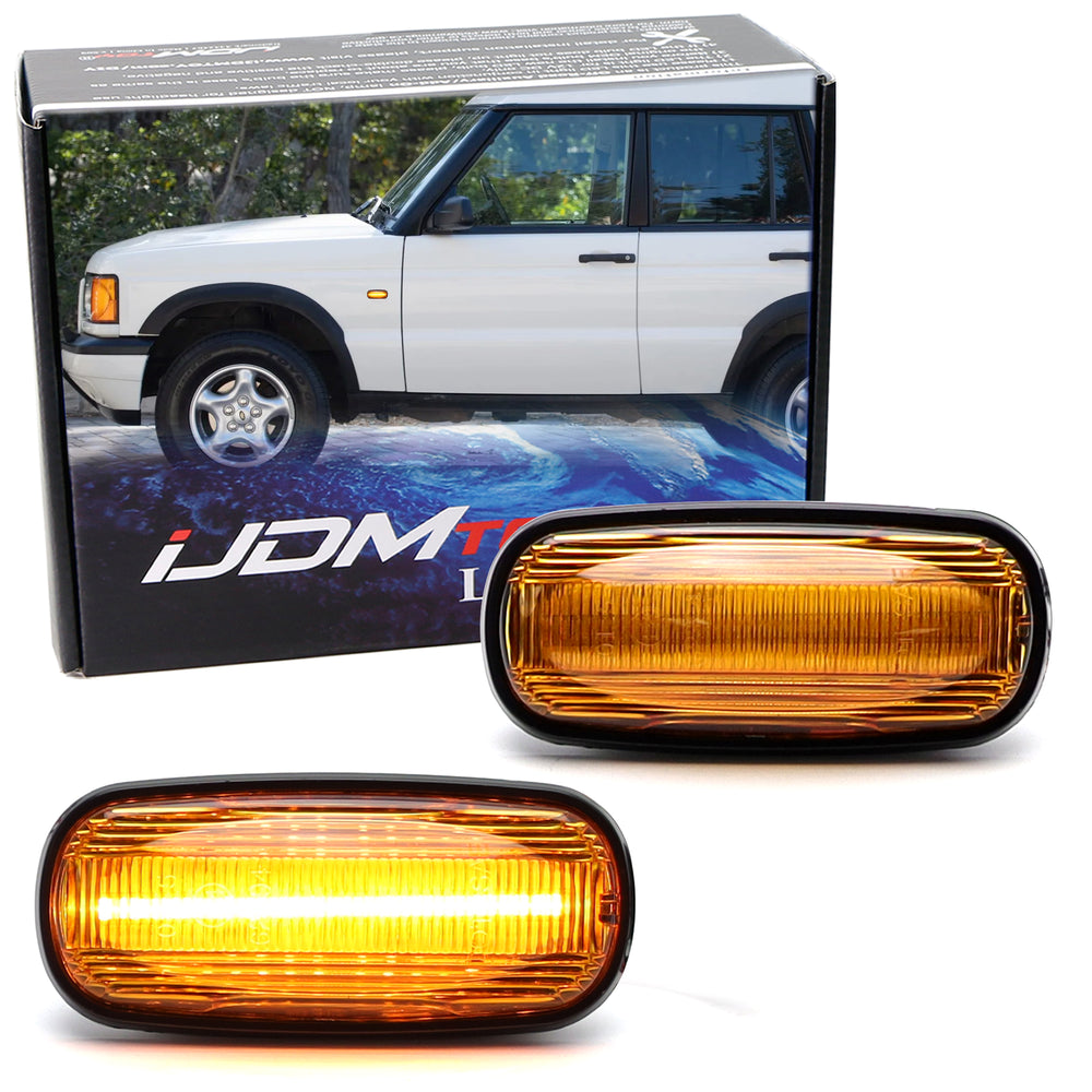 OE-Spec Amber Lens Full LED Front Side Marker Lamps For Range Rover Sport LR 2 3