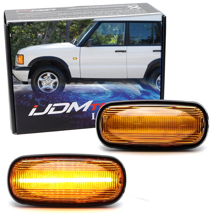 OE-Spec Amber Lens Full LED Front Side Marker Lamps For Range Rover Sport LR 2 3