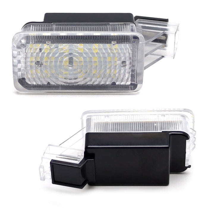 White 18-SMD Full LED Side Door Courtesy Lights For Acura TL TLX RLX RDX MDX ZDX