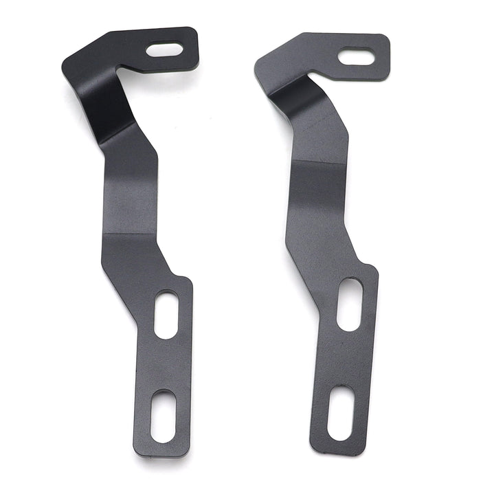 Hood Hinge A-Pillar LED Pod Ditch Light Bracket Mount For 2016-23 Toyota Tacoma