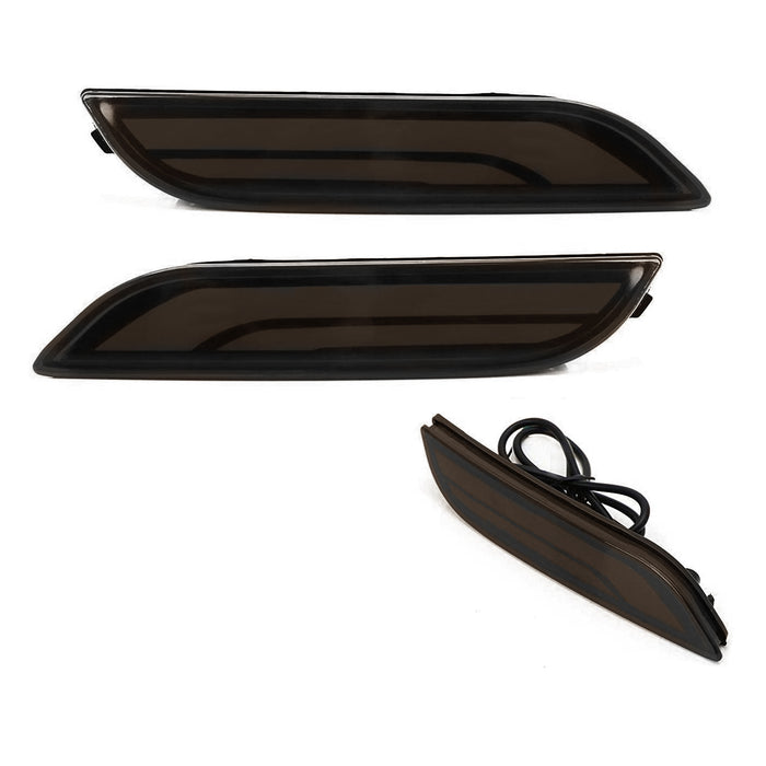 Smoked Lens Full LED Lower Bumper Reflector Lights For Lexus 2023-up RX 350 450