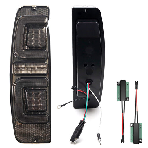 Smoke Lens 3-In-1 Full LED Tail Lights For Ford 67-77 Bronco F100 F250 Econoline