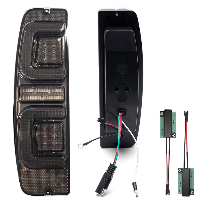 Smoke Lens 3-In-1 Full LED Tail Lights For Ford 67-77 Bronco F100 F250 Econoline