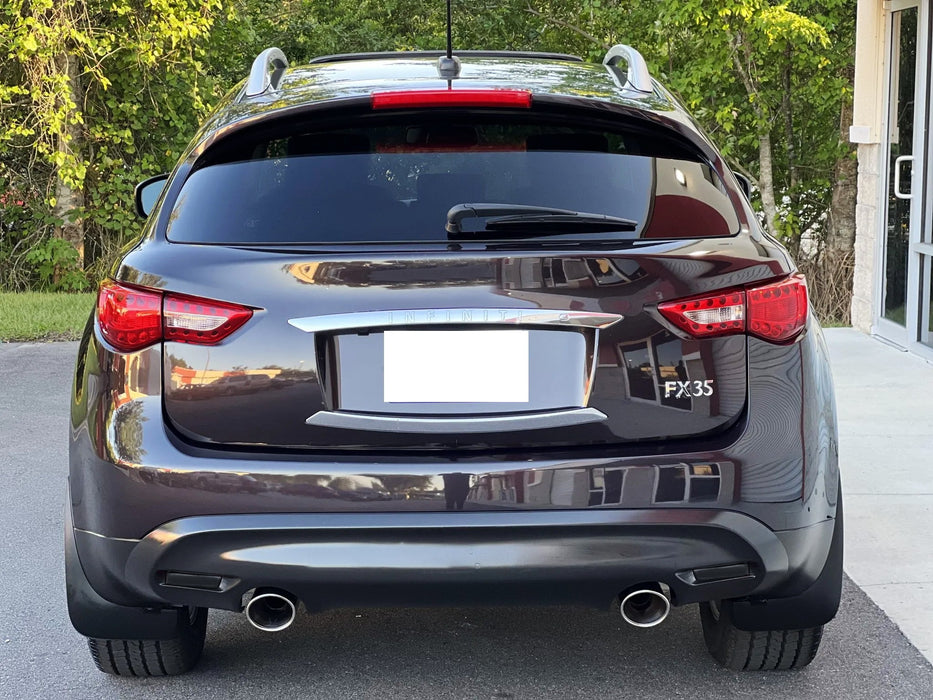 Dark Smoked Rear Bumper Reflectors For Infiniti FX Nissan Kicks Juke Sentra, etc
