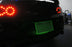JDM Style Green LED Illuminated Background Light Frame Kit For US  License Plate