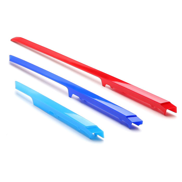 M-Color Stripe Grille Insert Trims For 24+ BMW G45 X3 Vertical & Diagonal Grill