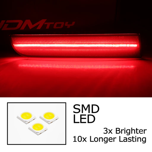 Smoked Full LED Rear Bumper Reflectors For Lancer Evolution X, Outlander Sport