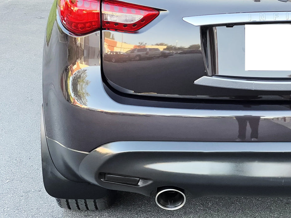 Dark Smoked Rear Bumper Reflectors For Infiniti FX Nissan Kicks Juke Sentra, etc