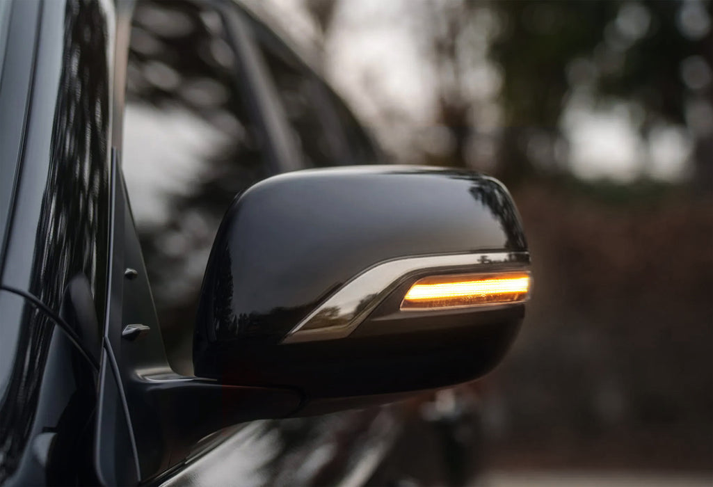 Smoke Lens Full LED Sequential Side Mirror Light For Toyota 2013-21 Land Cruiser