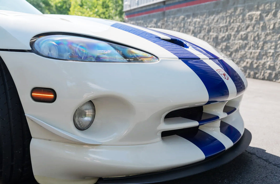 Smoke Lens Amber Full LED Front Side Marker Lights For Dodge 92-02 Viper SR I II