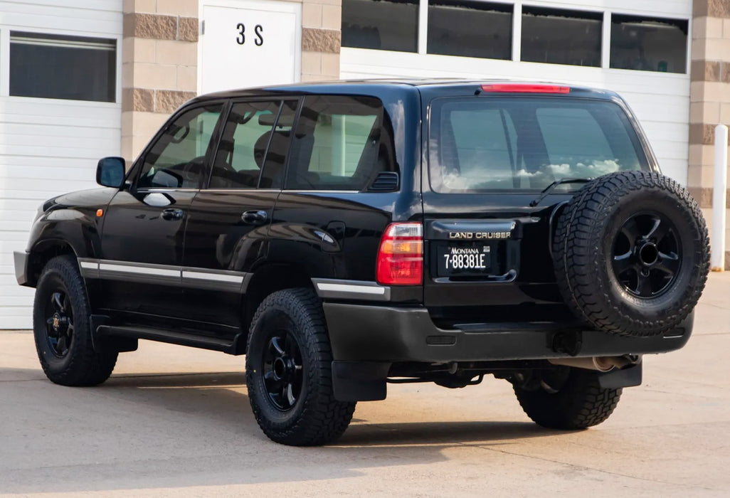 Dark Smoked Rear Bumper Reflectors For 1998-07 Toyota Land Cruiser, Lexus LX470