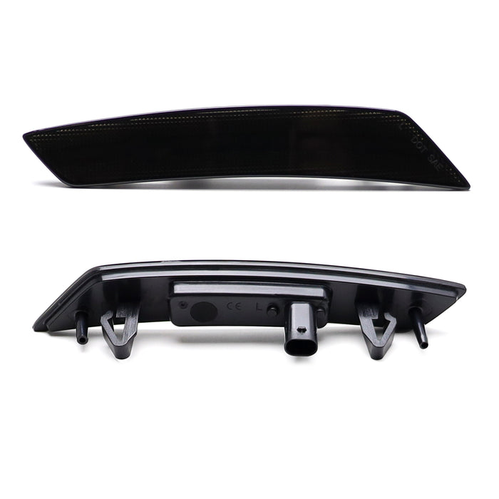 Smoked Lens Amber Full LED Front Bumper Side Markers For Chevu 2022-2024 Equinox