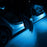 Aqua Ice Blue Full LED Footwell, Side/Under Door, Trunk Cargo Lights For Audi VW