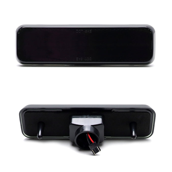 Smoke Amber LED Front Side Marker Lights For Dodge 70s Charger Challenger & More