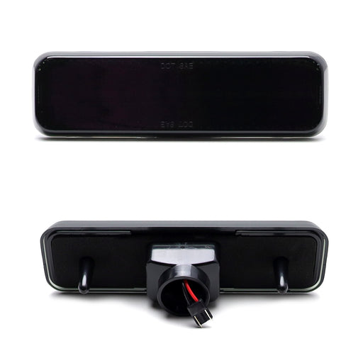 Smoke White LED Front Side Marker Lights For Dodge 70s Charger Challenger & More