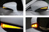 Smoked Lens Amber LED Sequential Blink Side Mirror Lights For Lexus 2010-2015 RX
