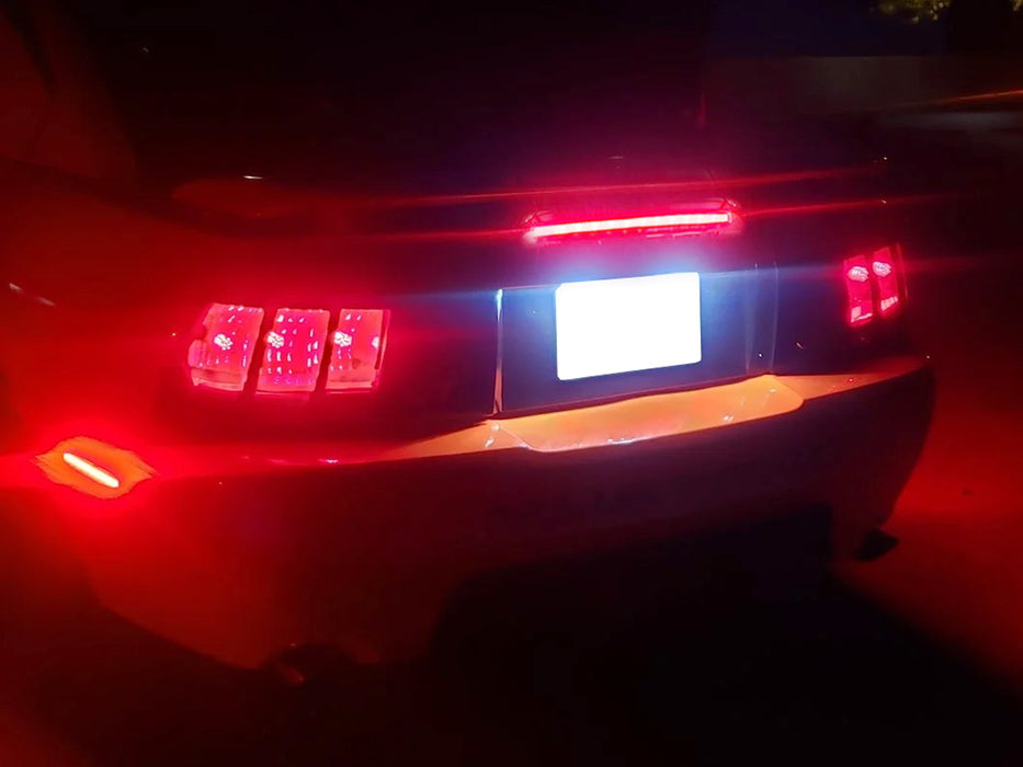 Dark Red Lens Super Bright OLED Third 3rd Brake Light For 1999-2004 Ford Mustang