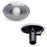 Clear/Black Inside Front Fender Side Marker Lenses For R56 R55 R57 R58 R59 MINI