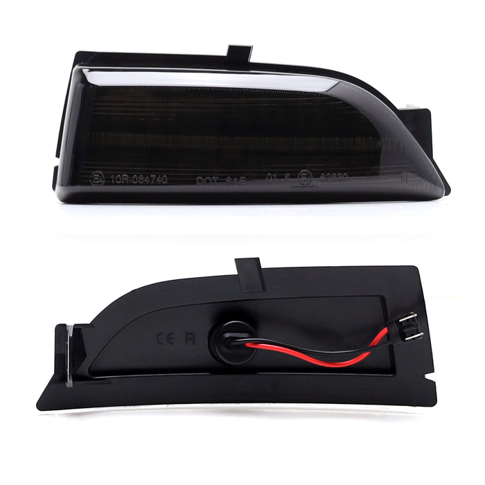 Smoked Lens LED Dynamic Sequential Mirror Lights For Ford 2019-23 Ranger Lariat