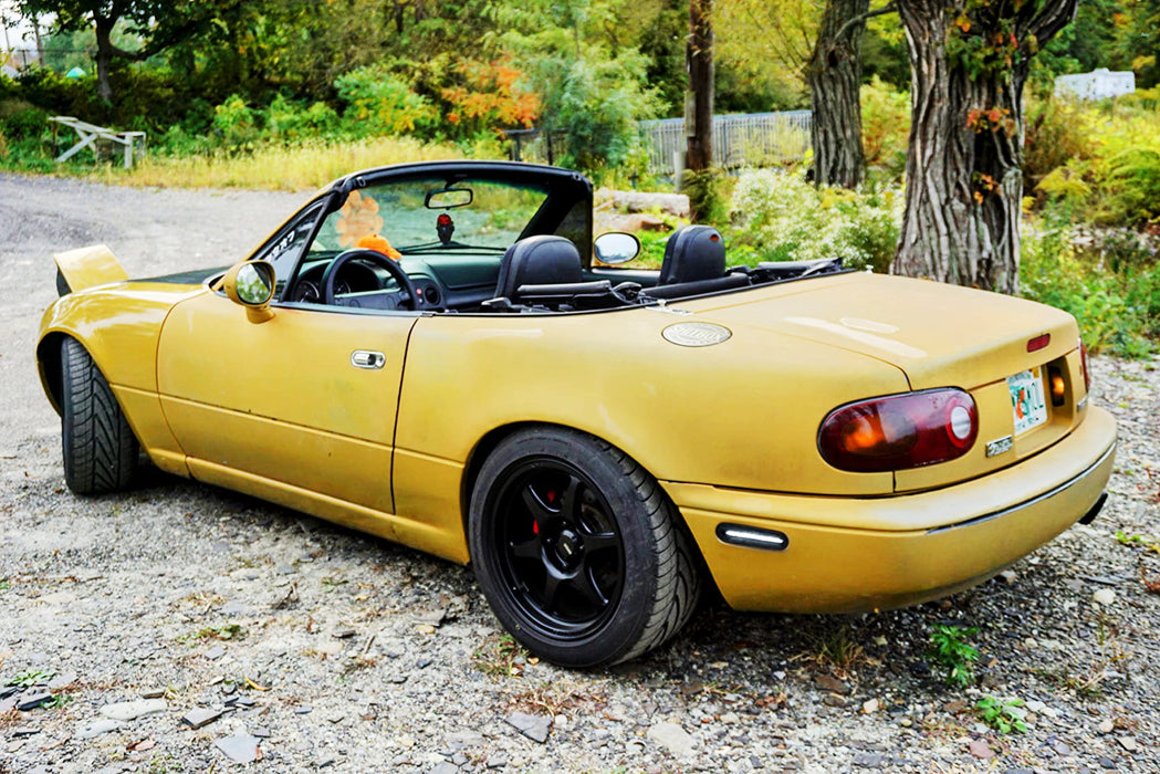 Smoked Lens White Full LED Side Marker Light Kit For 90-05 Mazda Miata MX5 NA NB