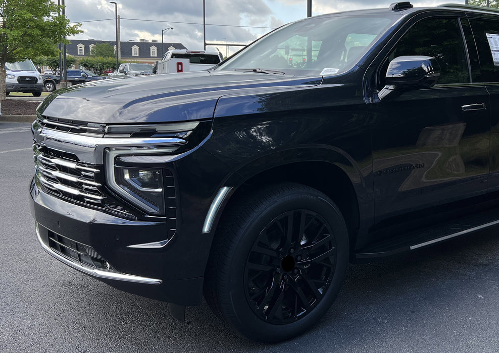 Smoked Lens White Full LED Side Marker Lights For 25+ GM Escalade Suburban Yukon