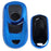 Chrome Blue TPU Key Fob Case For Buick Envision LaCrosse Encore Regal Enclave