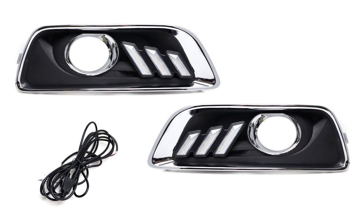 Direct Fit Switchback LED Daytime Running Light/Turn Signal For Chevy Malibu