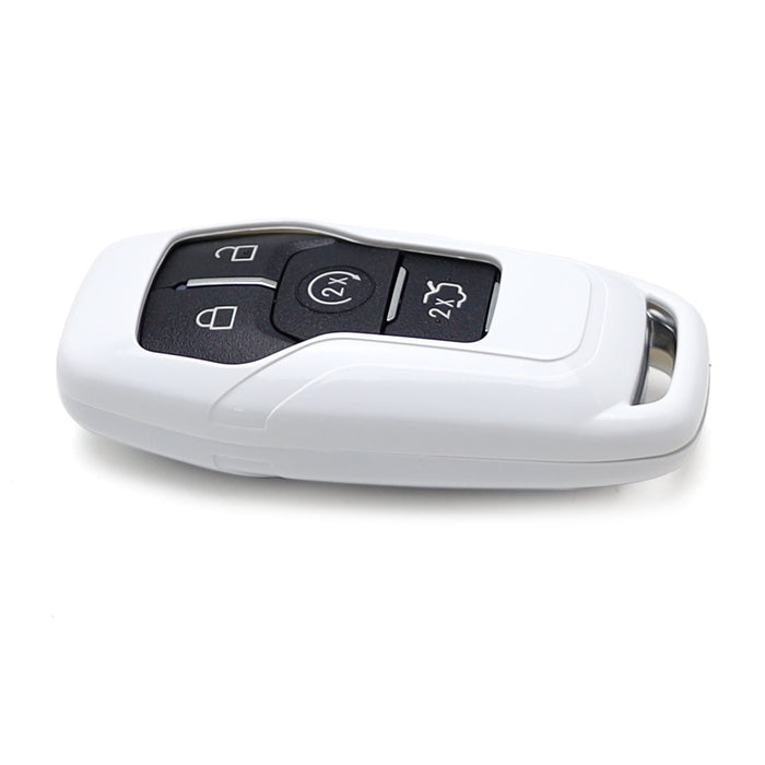 Pearl White Key Fob Shell Cover For Ford or Lincoln Intelligent Access Smart Key