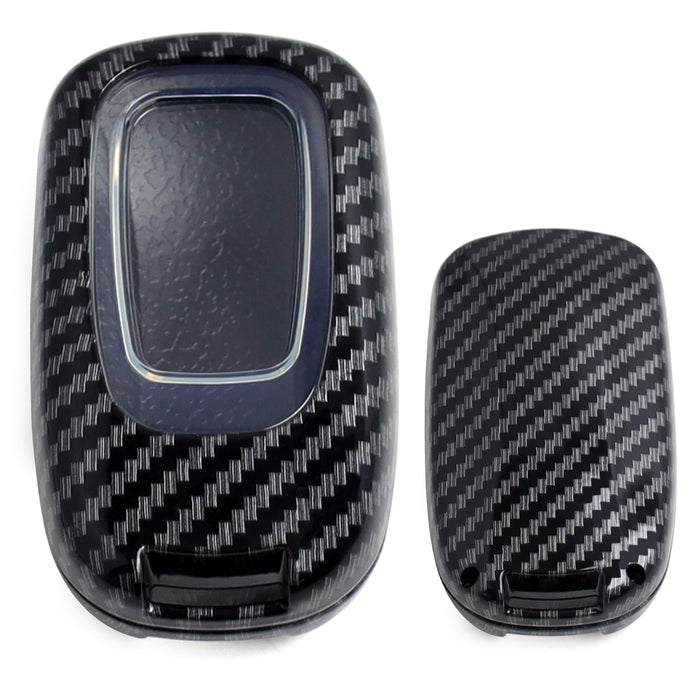 Carbon Pattern Plastic Case Shell For Honda Accord Civic CRV Odyssey Gen2 KeyFob