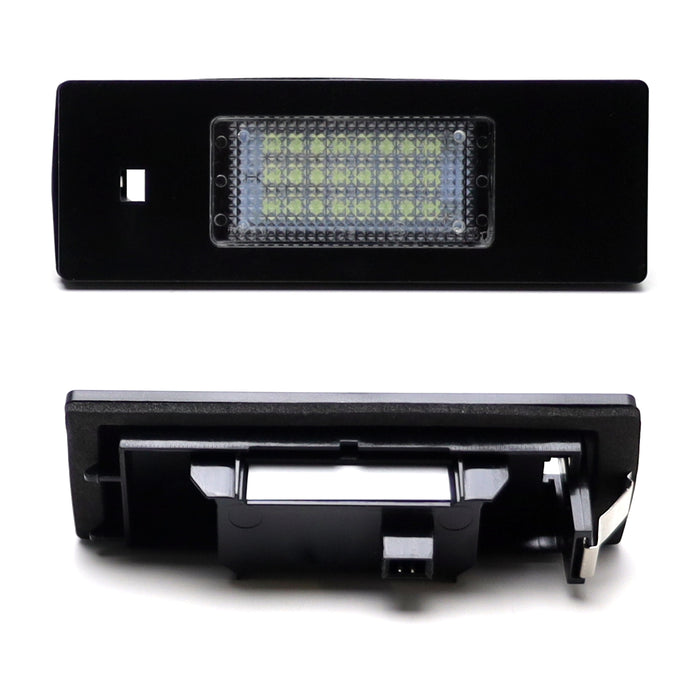 Aqua Ice Blue Full LED License Plate Lights For MINI Clubman Countryman Paceman