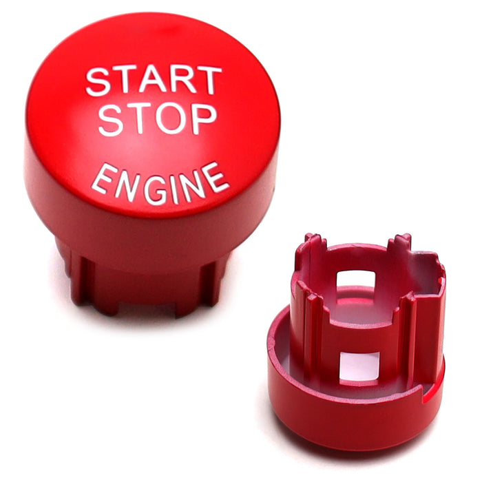 NISMO Style Red Engine Push Start Button Replacement Cap For 14-23 Nissan Rogue