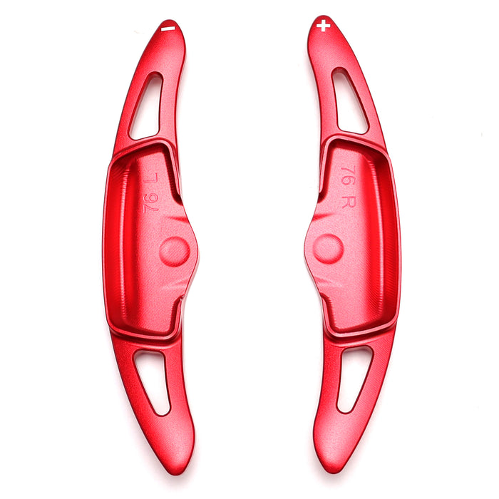 KDM GT Style Red Aluminum Larger Paddle Shifter Extensions For KIA 2021-up K5 K9