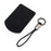 BLK Alcantara Leather Key Card Cover Keychain For Tesla Model 3 Y S X Cybertruck