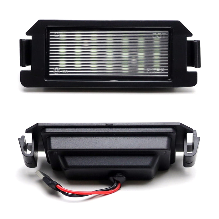 Aqua Ice Blue Full LED License Plate Lamps For Hyundai Veloster Genesis Kia Soul