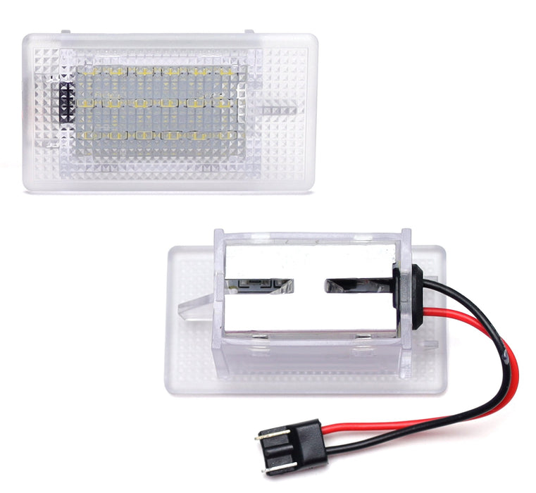 2 White 18-SMD Full LED Trunk Luggage Lamps For Ford Fiesta Focus C-Max EcoSport