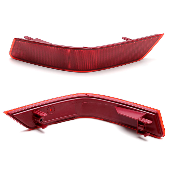 OE-Spec Red Lens Rear Bumper Reflector Replacements For Nissan 2017-2020 Rogue