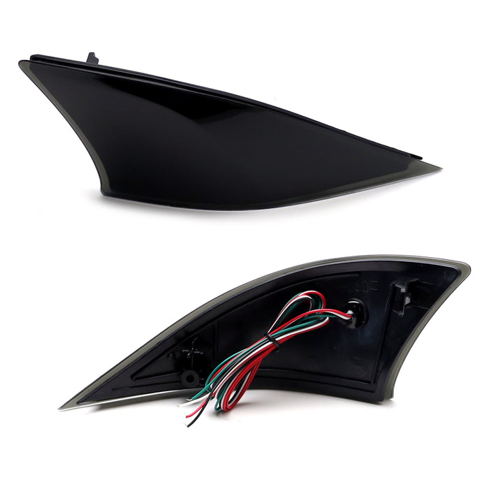 Lexus IS Smoked Bumper Lights Smoked LED Bumper Reflector Lights For Lexus IS250/IS350 2014 - Brake/Turn Signal Upgrade Is300 Taillights - Foto 5