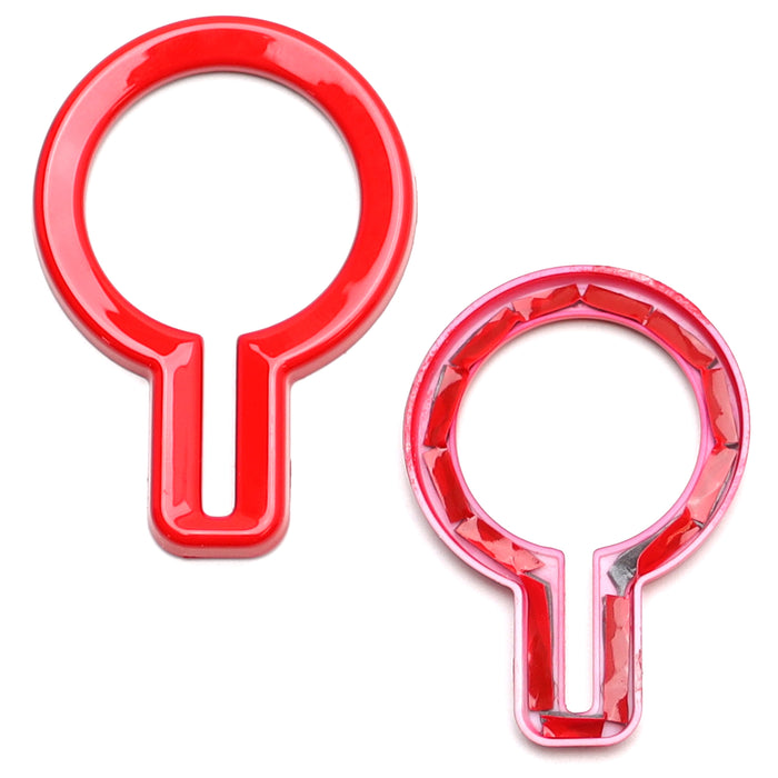 Red Engine Push Start Button Surrounding Decoration Trim For Ford 21-up Bronco