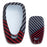 Black/Red Carbon Pattern Hard Key Case Shell For Chevy Camaro Malibu Cruze Volt