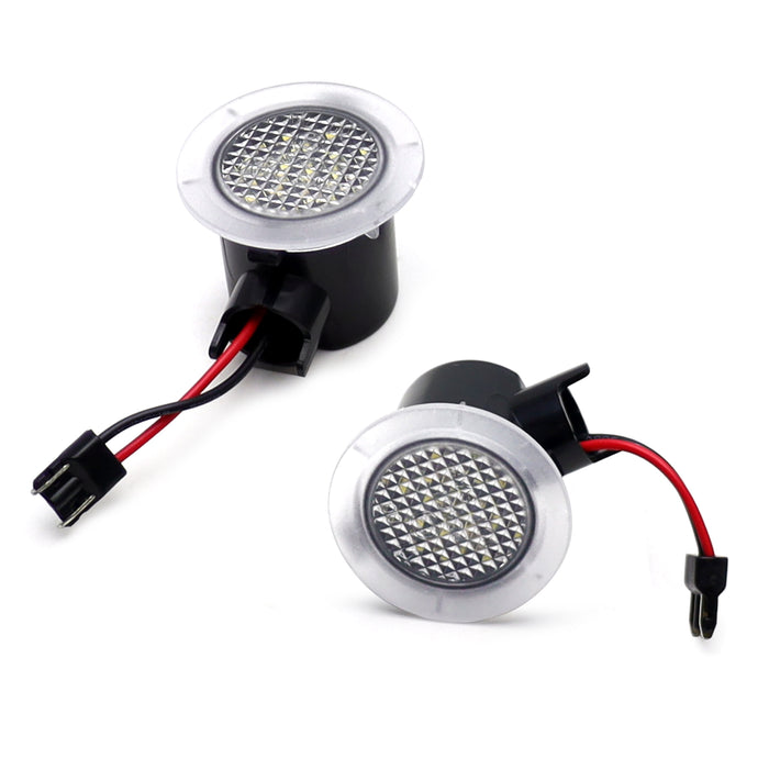 White 18-SMD Full LED Under Side Mirror Puddle Lights For Volvo 2009-2017 XC60