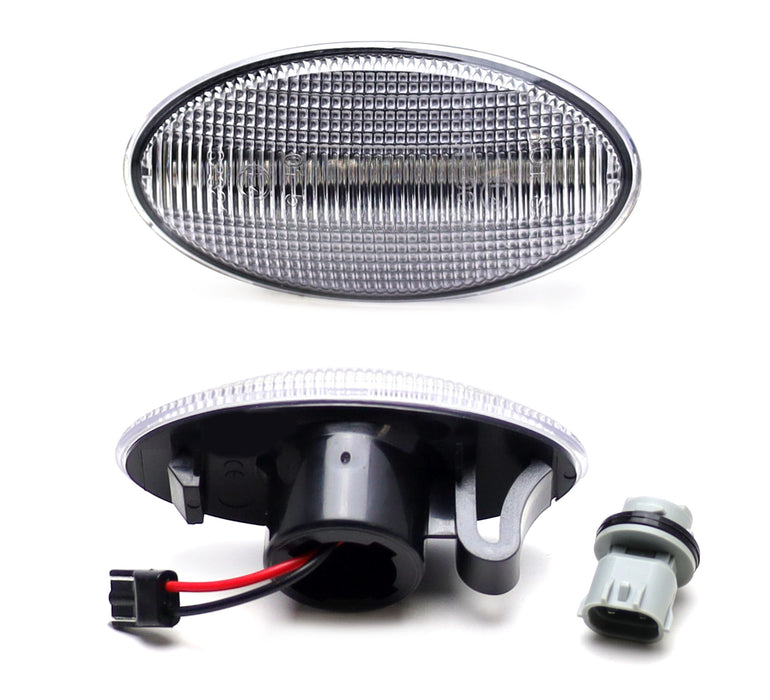 Clear Lens Sequential Blink LED Side Markers For JDM Suzuki 2012-17 Jimny, Swift
