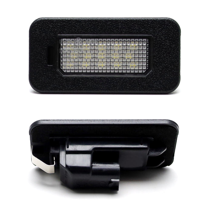 White 18-SMD Full LED License Plate Lights For Alfa Romeo 16-22 Giulia & Stelvio