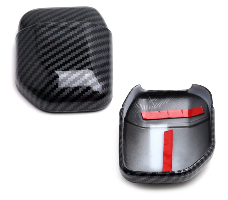 Gloss Black Carbon Fiber Pattern Shift Knob Cover For Kia K5 Sportage Sorento et